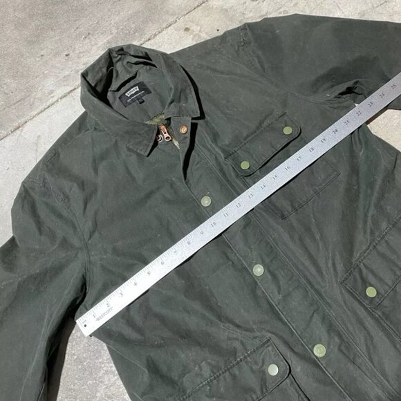 Levi’s X Halley Stevensons of Scotland: Tin Cloth Chore Coat in Evergreen - Picture 6 of 9
